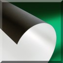 Rouleau magnétique blanc puissant