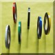 Bandes magnétiques de couleurs forrtes puissances